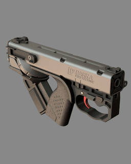 Cyberpunk 2077 DR-12 Quasar | Tech Revolver 3d model