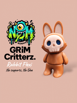 GRiM Critterz Rabbit Flexi- NOMz 3d model