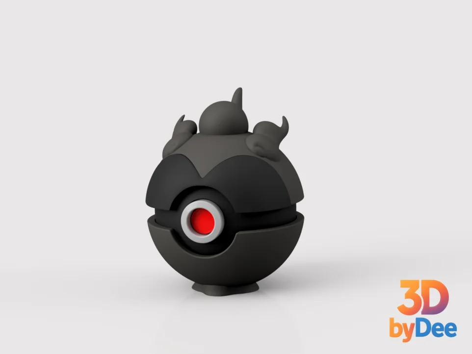 Marshadow Pokeball 3d model