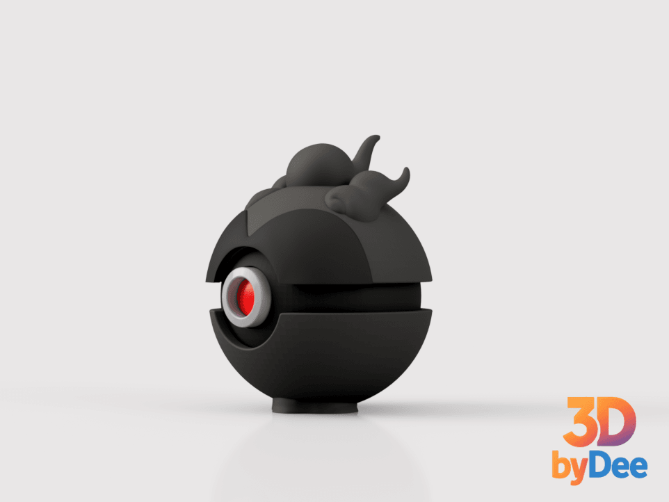 Marshadow Pokeball 3d model