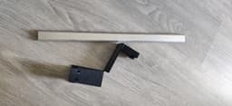 bathroom towel bar adapter 3d model