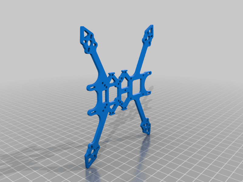 "Sting" freestyle frame - sub100g - 2s - 2,5" - DJI HD 3d model