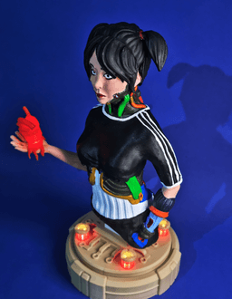 Cyber Girl - System Override Heart Engaged 3d model