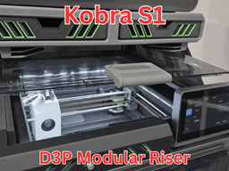 Anycubic Kobra S1 D3P riser 3d model