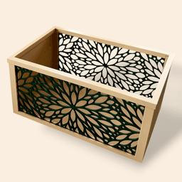 Japandi Decor Box/ Minimal Organizer 3d model
