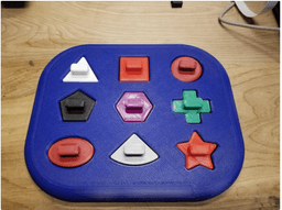 Baby Shape Tray Toy 3d model