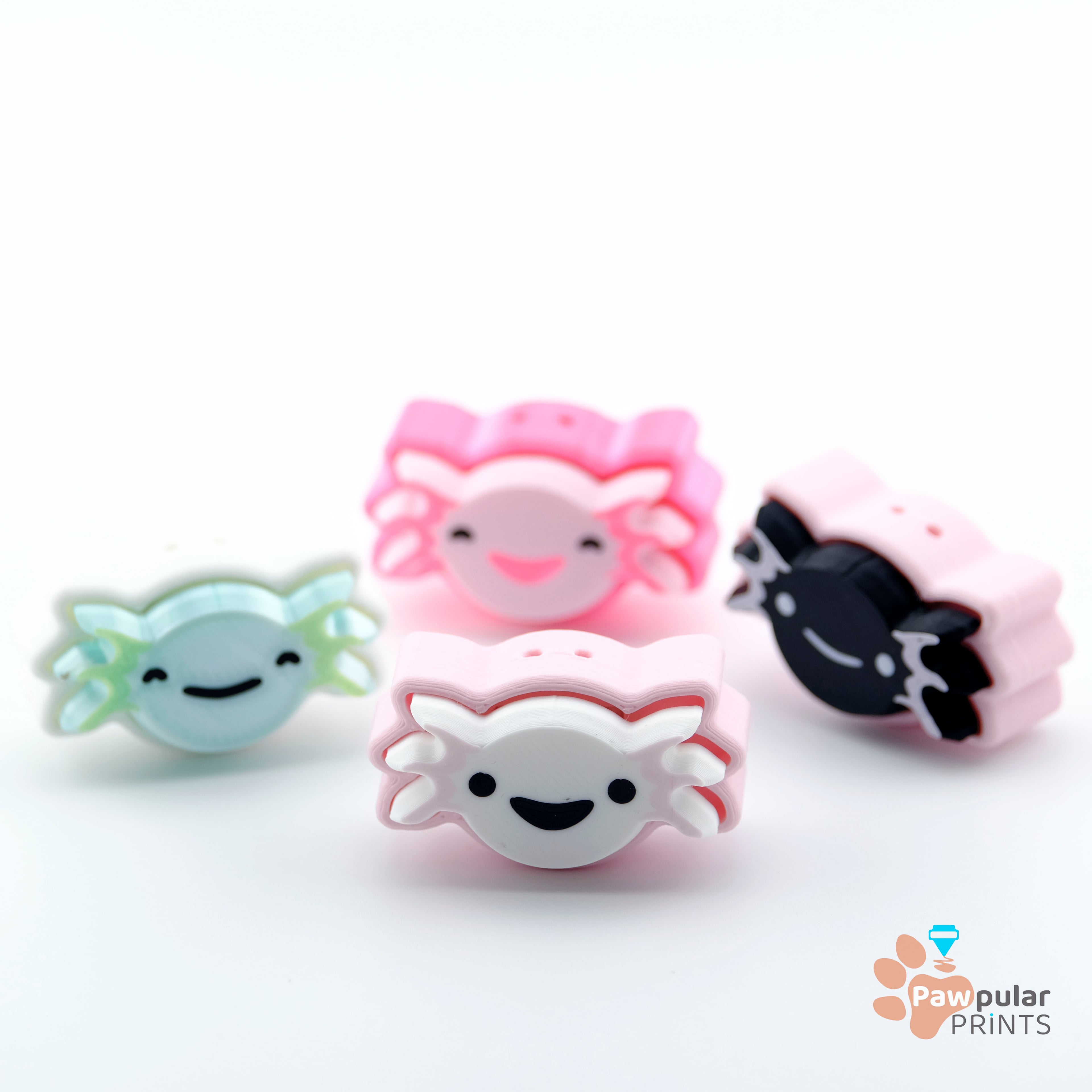 Axolotl Clickers 3d model