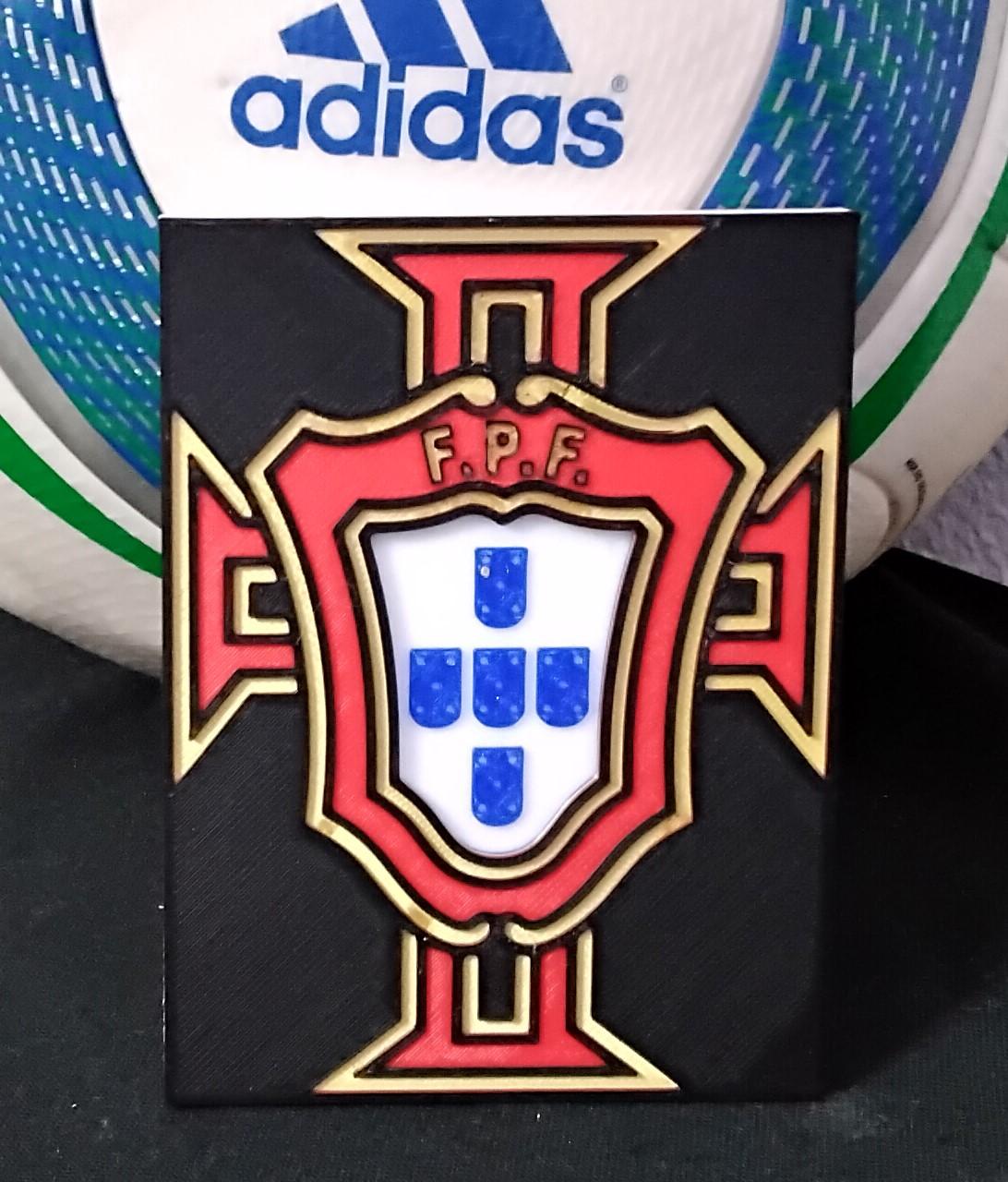 Portugal national football team coaster or plaque 3d model