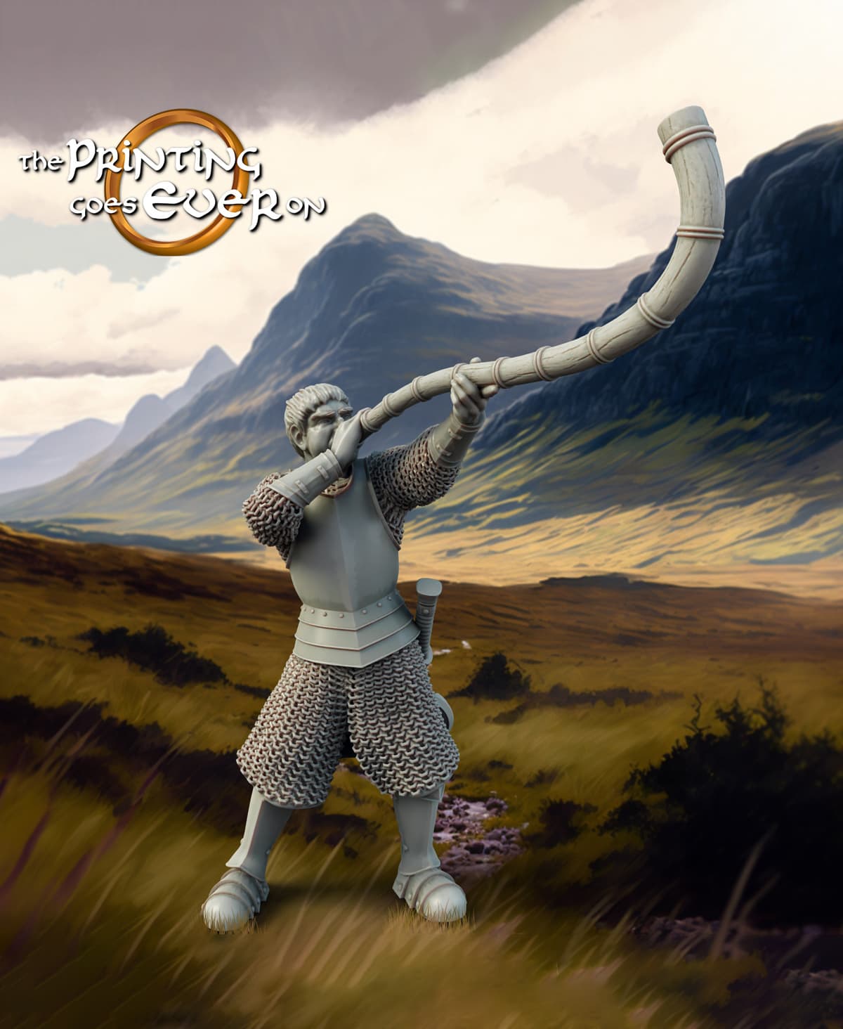 Axeman - Musician 3d model