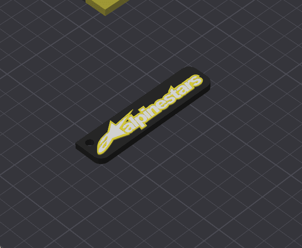 Keychain: Alpinestars I 3d model
