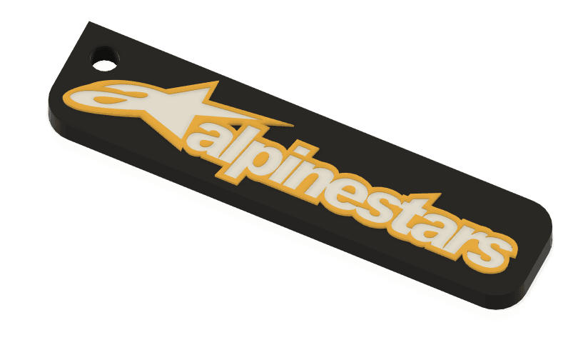 Keychain: Alpinestars I 3d model