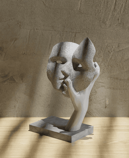 NOfaces minimal Led Lamp 3d model