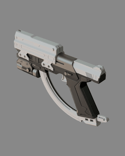 Destiny 2 – Forerunner Exotic Sidearm | 3D Printable Model 3d model