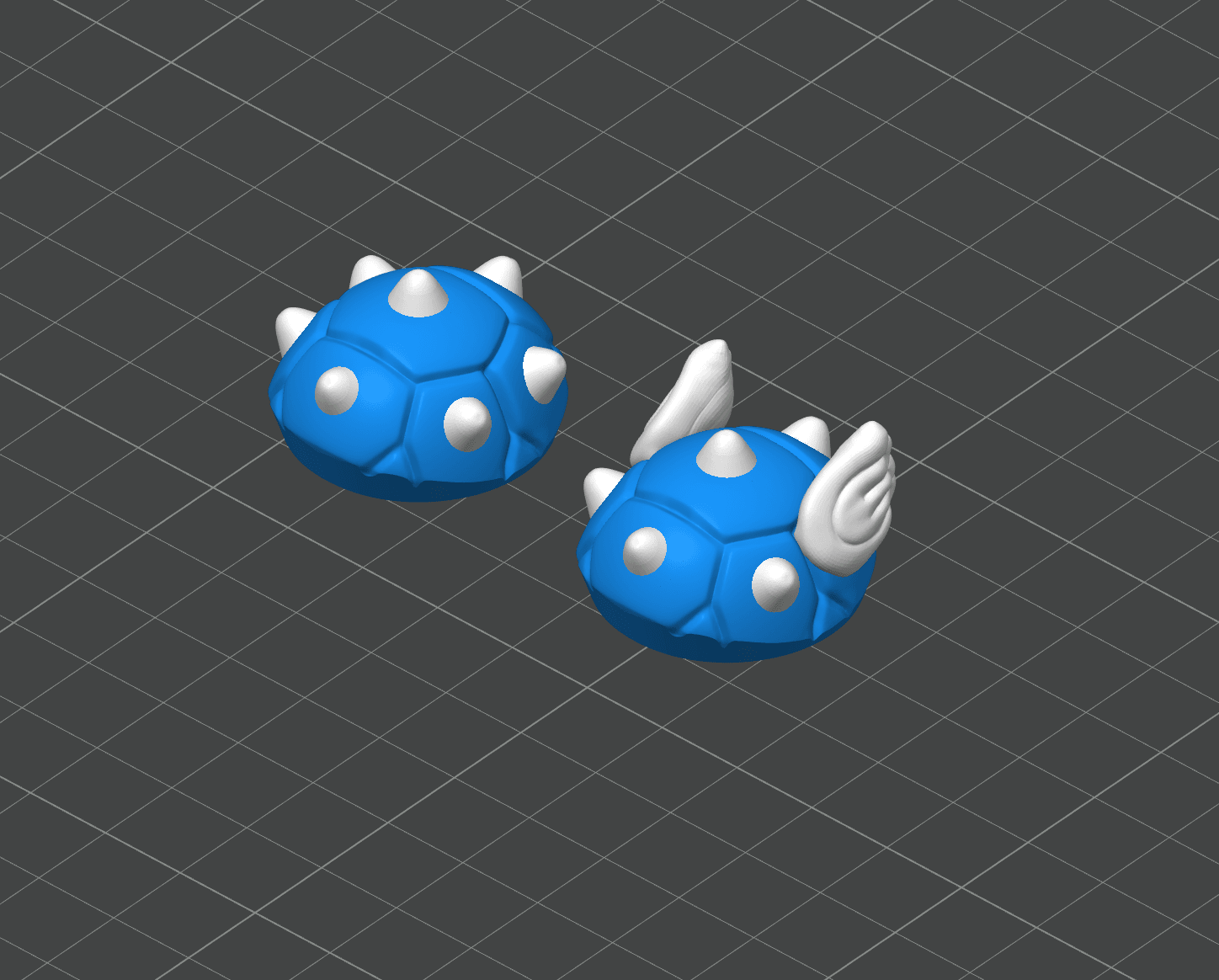 Super Turtle Bros Flexi Pack - Modular Turtle Fidget with Shells, Keychain STL/3MF 3d model