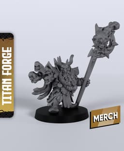 Kashtan Warlock - With Free Dragon - 5e DnD Inspired for RPG and Wargamers 3d model