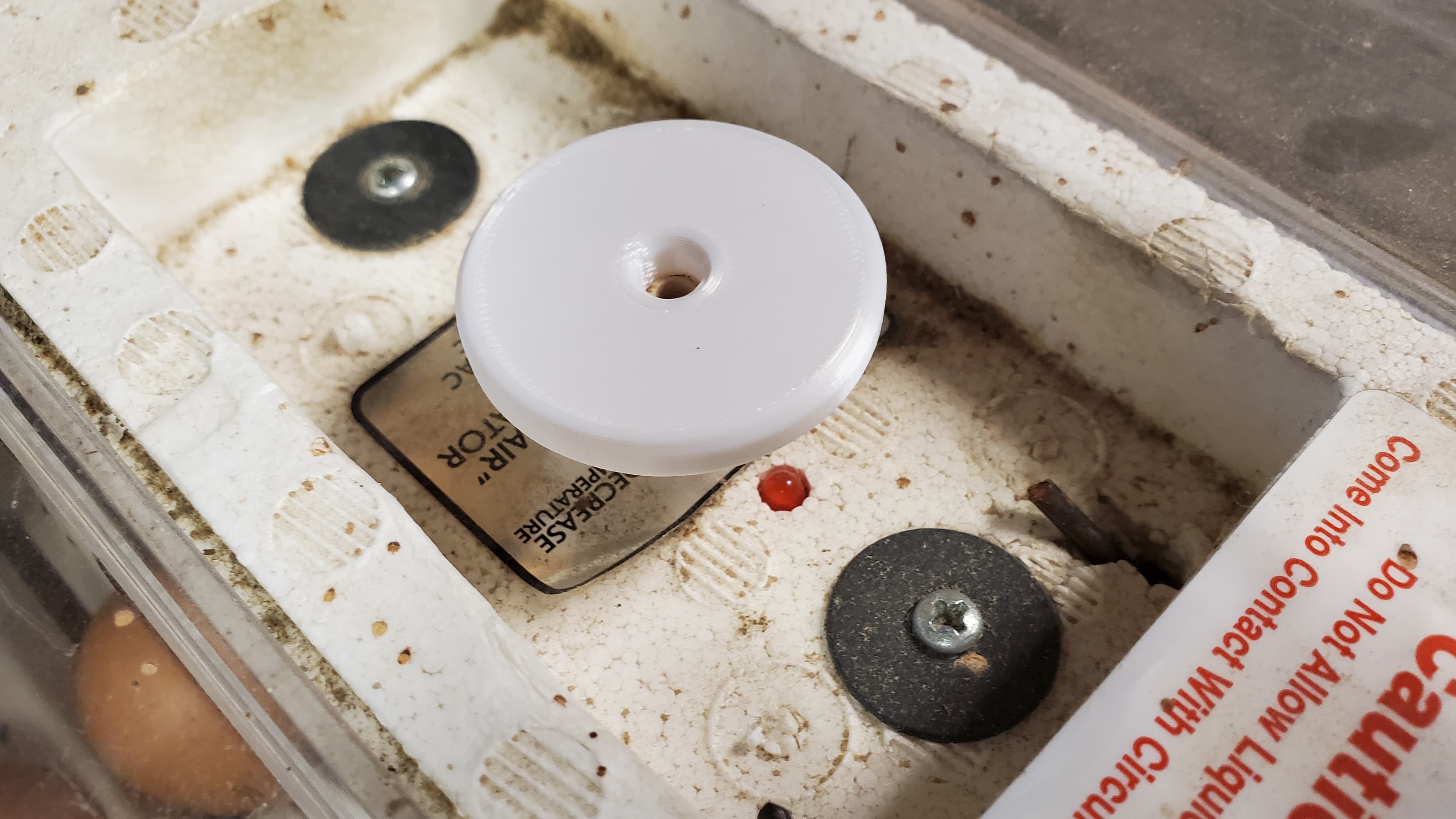 incubator temp knob 3d model
