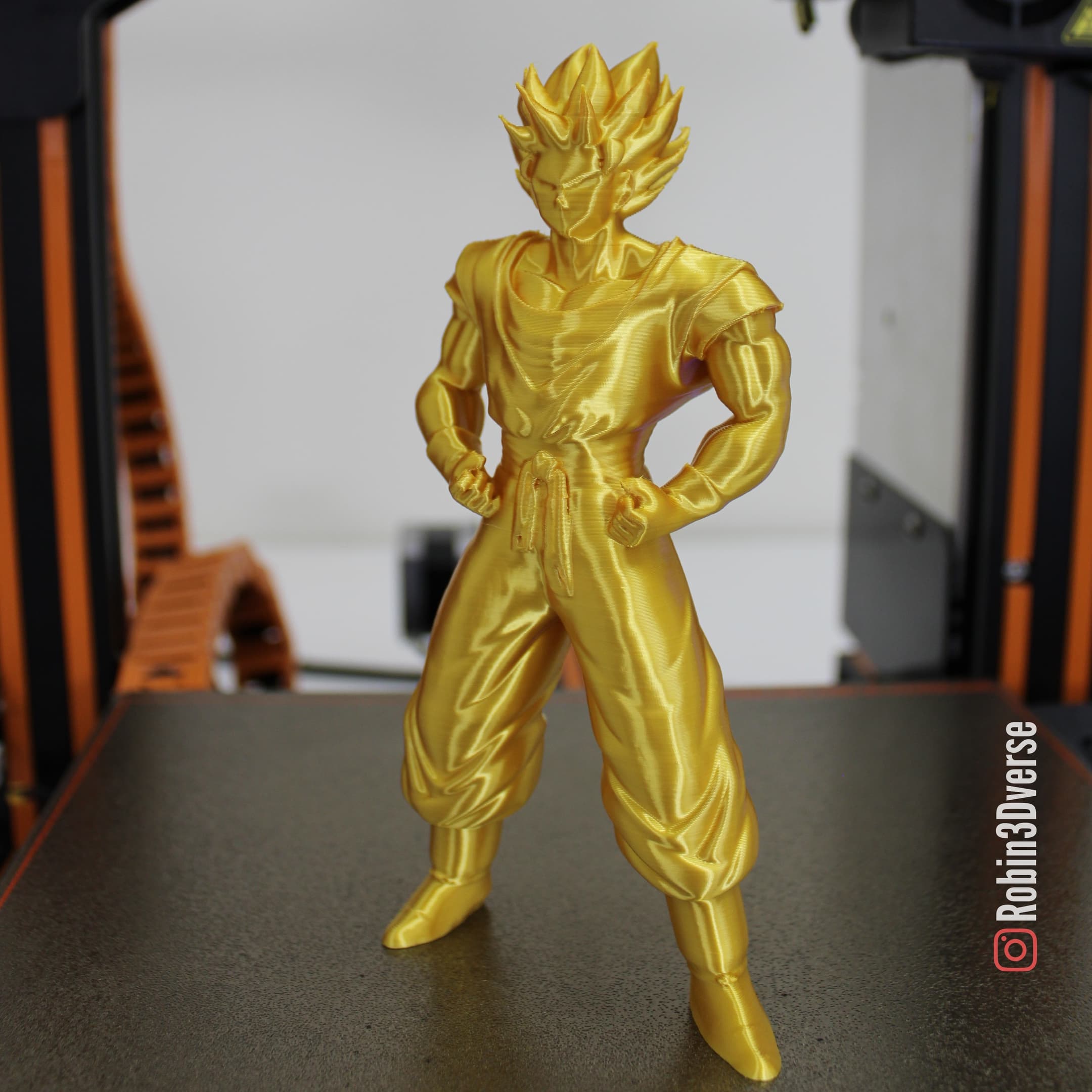 Goku Support Free Remix - Support-Free Goku! - 3d model
