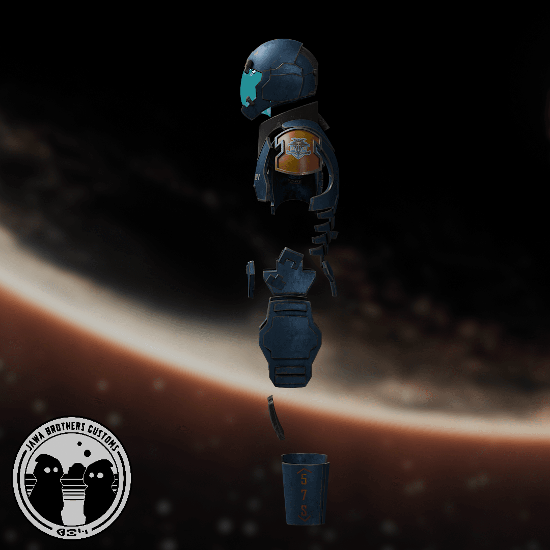Deadspace Officer Armor 3d model