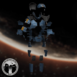 Deadspace Officer Armor 3d model
