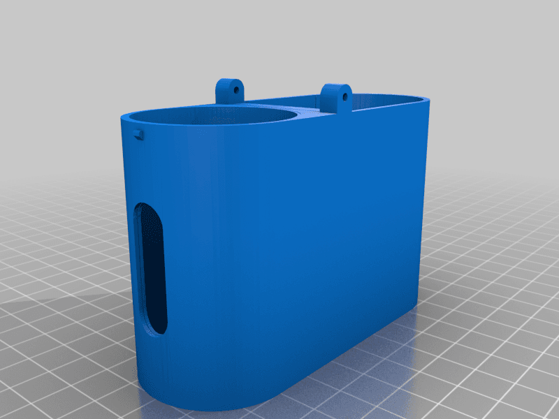 Stronger improved Dog Poop Bag + Snack Box (Holder) without Clip 3d model