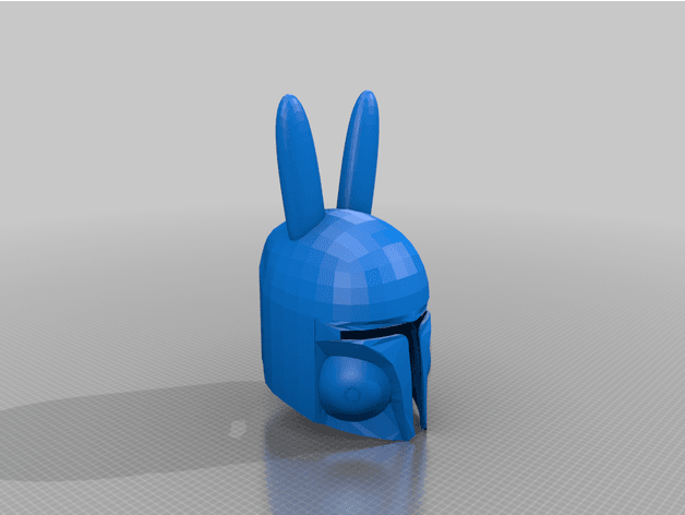 Pikachu custom mando helemt 3d model