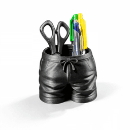 JOGGING PANTS - PEN HOLDER / PENCIL HOLDER / DESKTOP ORGANIZER / MODERN DESK DECOR 3d model