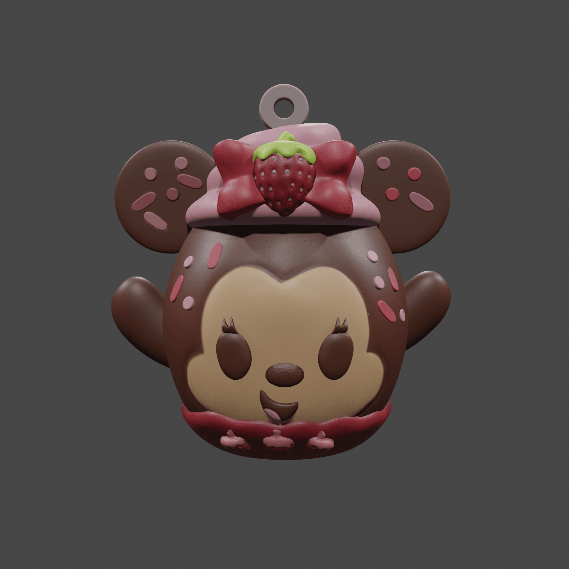 Minnie Mouse Munchling 3d model