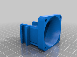 E3D v6 hotend cooling 3d model