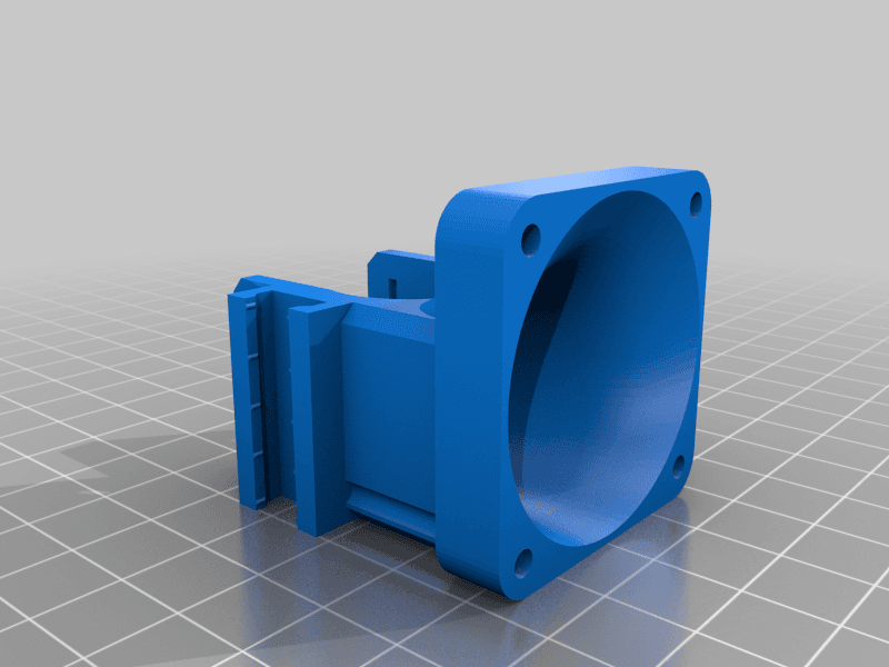 E3D v6 hotend cooling 3d model