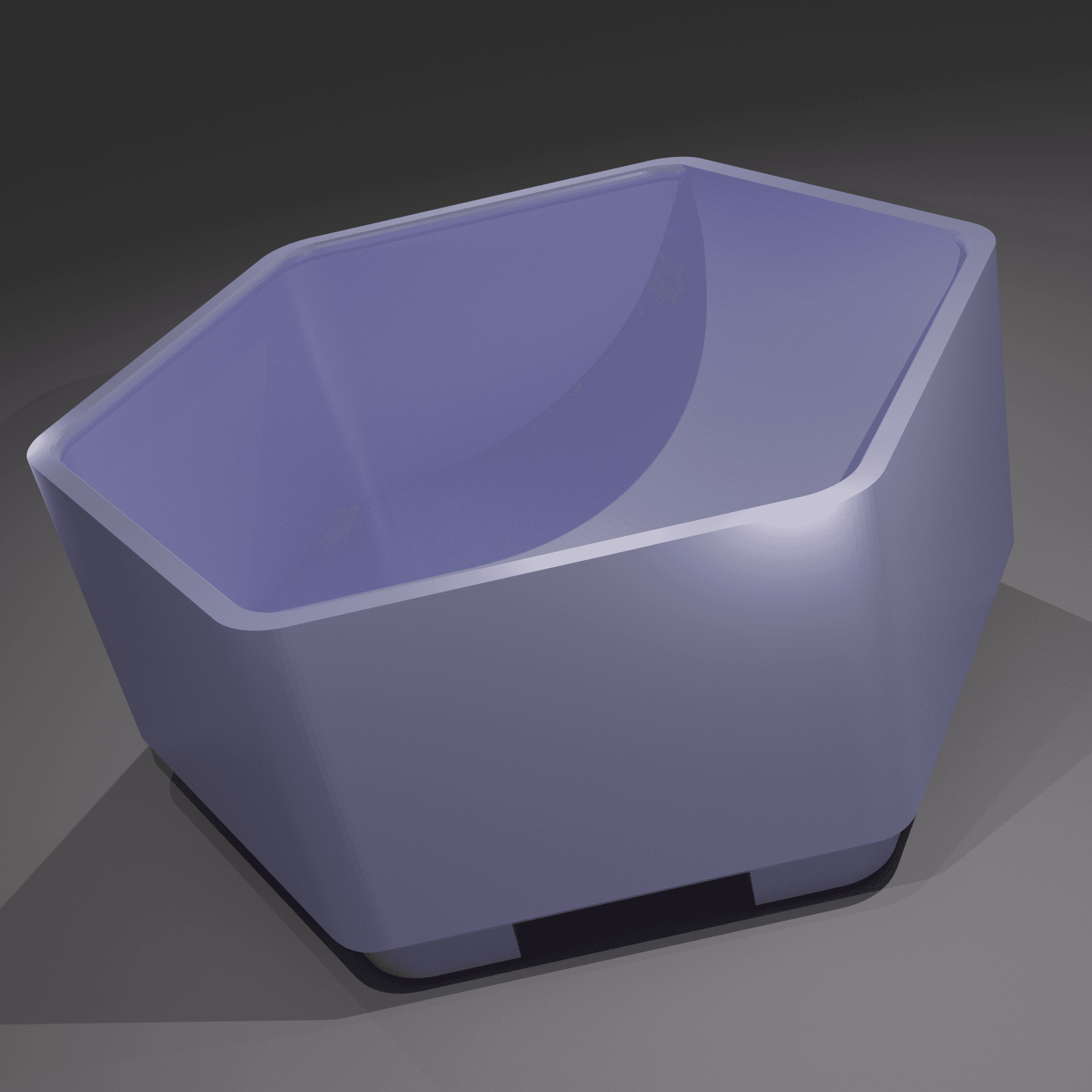 Gridfinity 2.0 Hexdrawer Hextraction 3d model