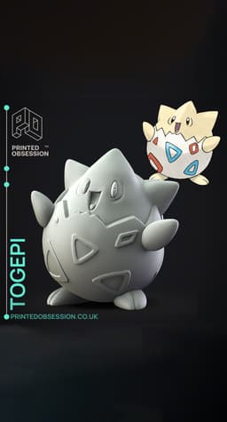 Togepi - Pokemon - Fan Art 3d model