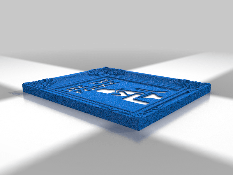 Use the Force with frame 3d model