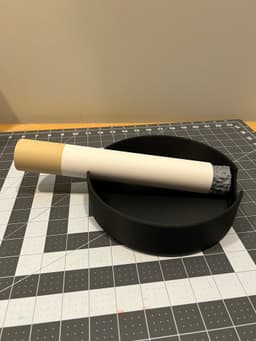Cigarette Dice Holder and Ash Tray 3d model