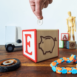 Alphabet Cube Piggy Bank 3d model
