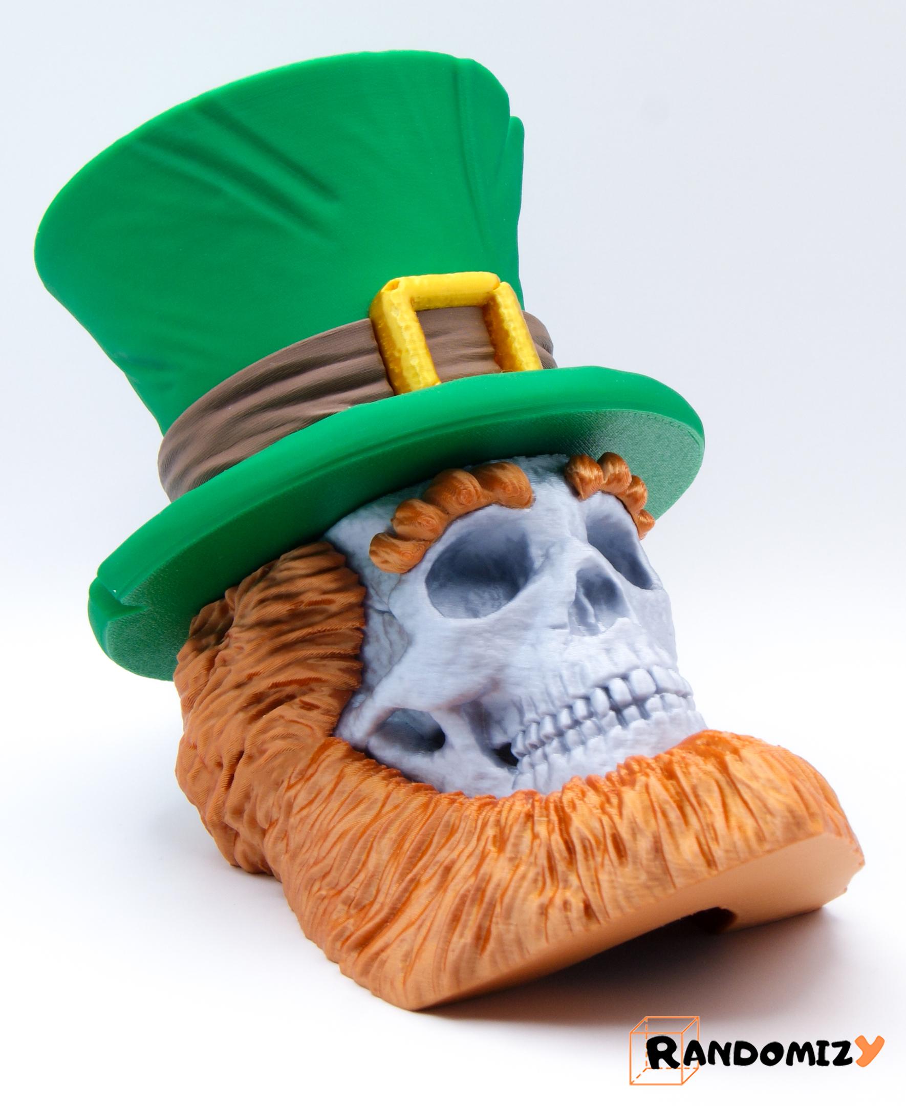 (Bowl) Leprechaun Skull 3d model