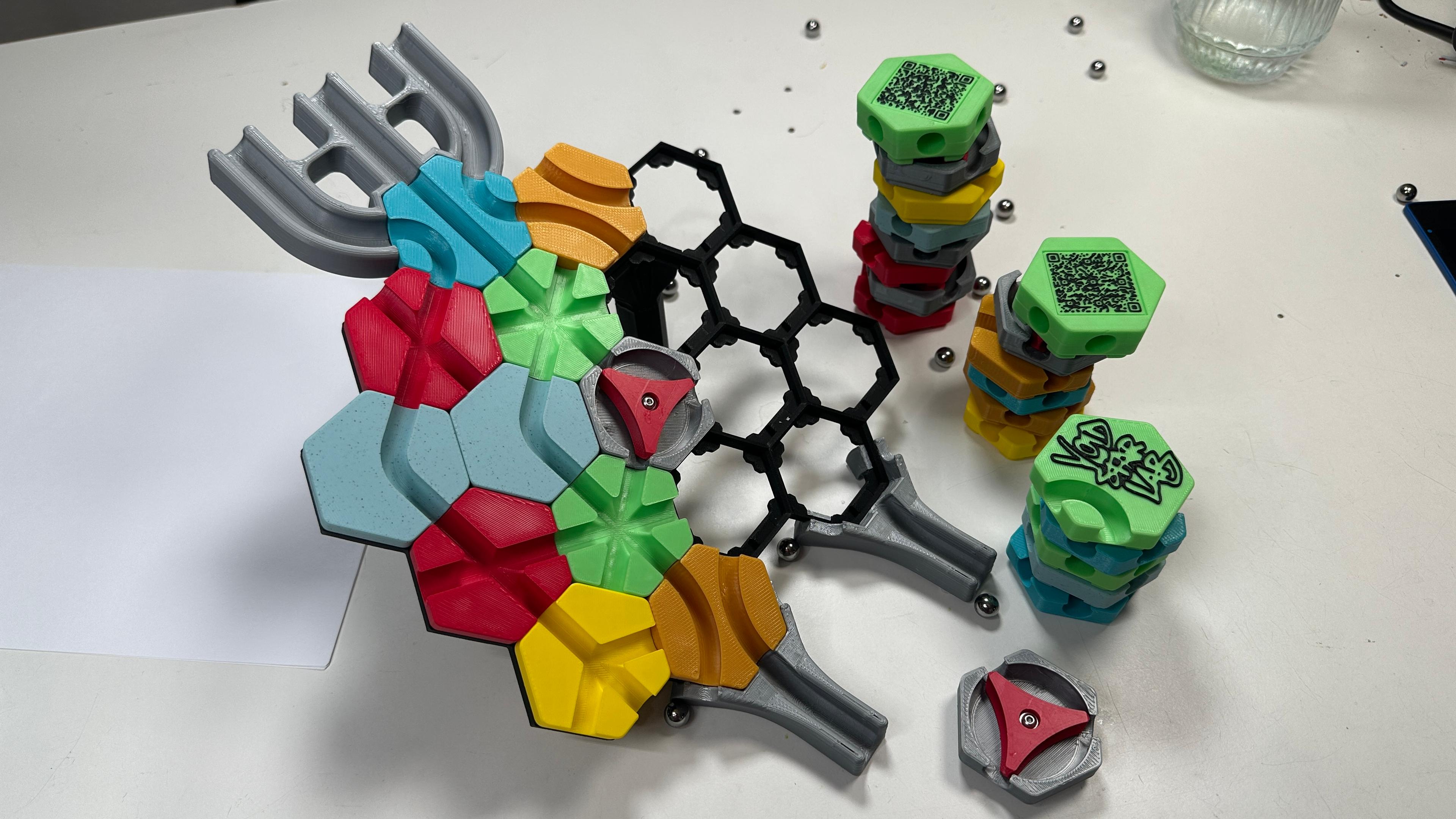 Hextraction Beta Basic Tiles! A Hackable Tabletop Game from the Gridfinity guy! 3d model