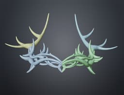 Crown of Thorns - Fantasy Headpiece 3d model