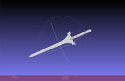 Sword Art Online Alicization Asuna Underworld Sword Assembly 3d model