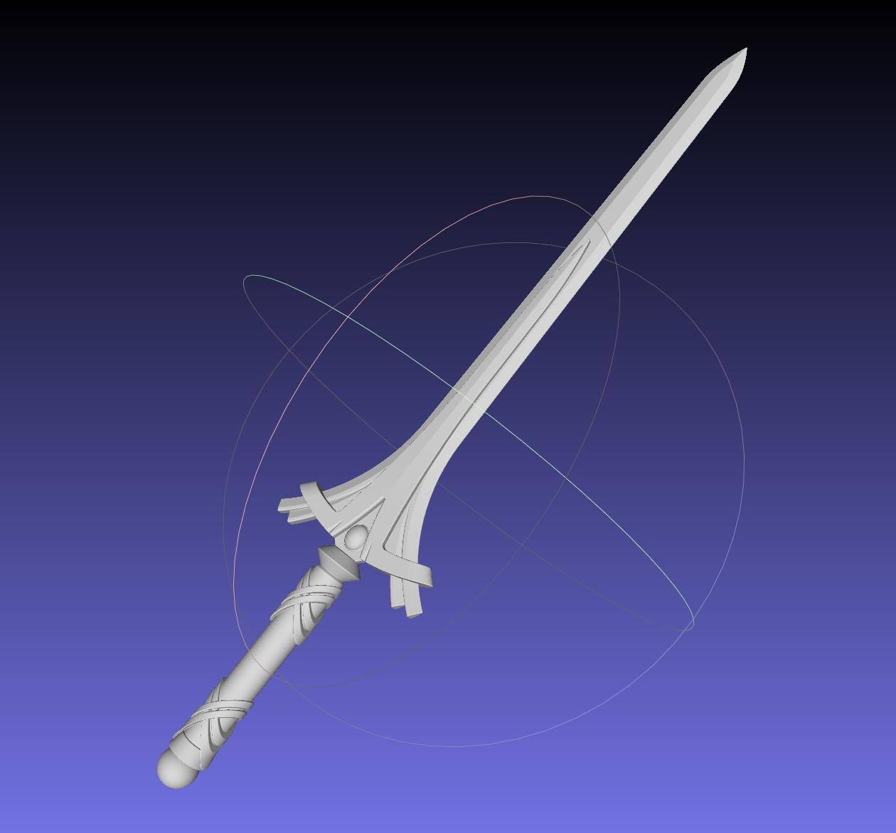 Sword Art Online Alicization Asuna Underworld Sword Assembly 3d model