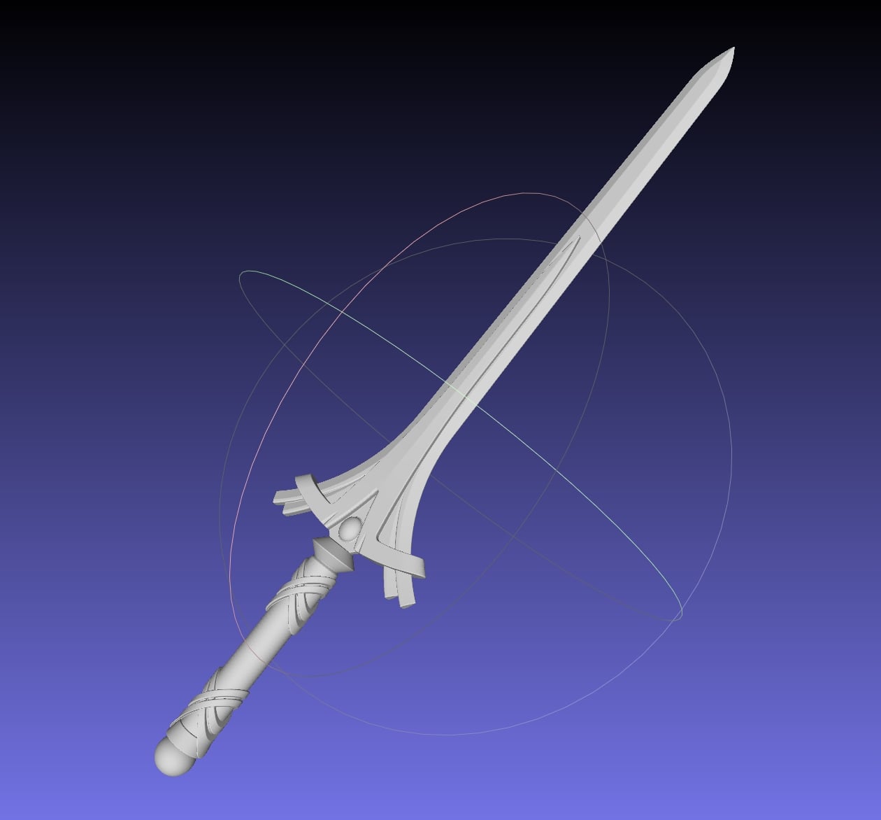 Sword Art Online Alicization Asuna Underworld Sword Assembly 3d model