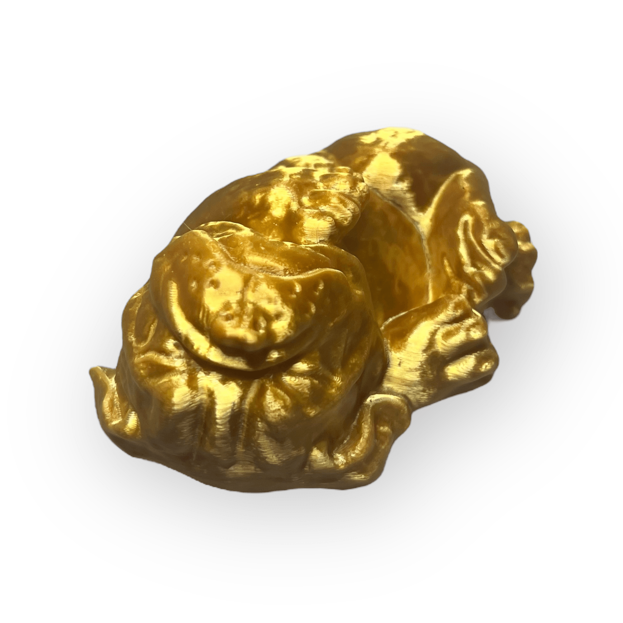 American bulldog sleeping 3d model
