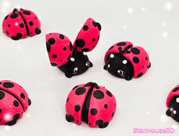 Tiny Flexi Ladybug 3d model
