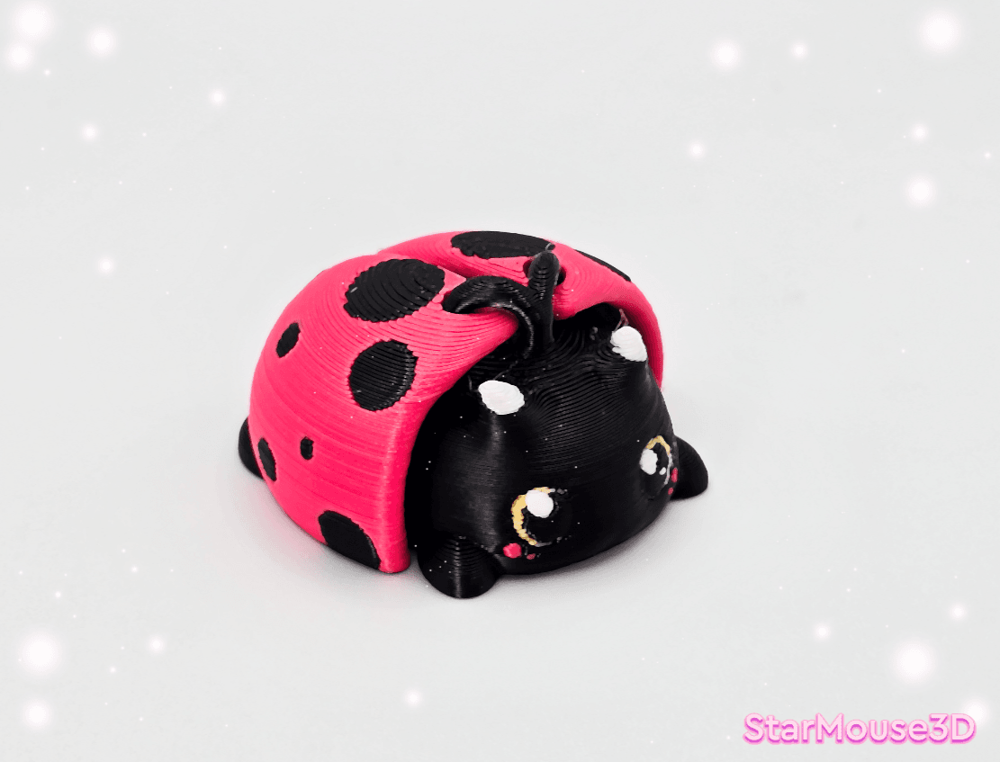 Tiny Flexi Ladybug 3d model