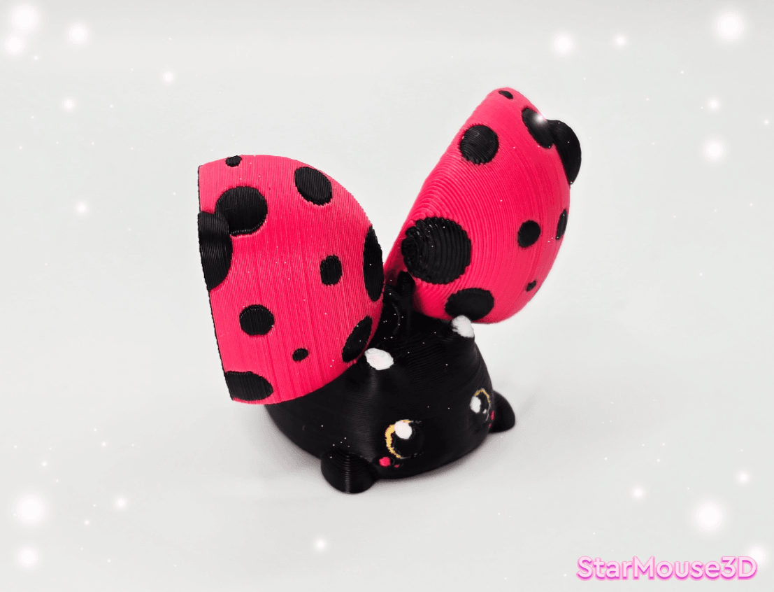 Tiny Flexi Ladybug 3d model