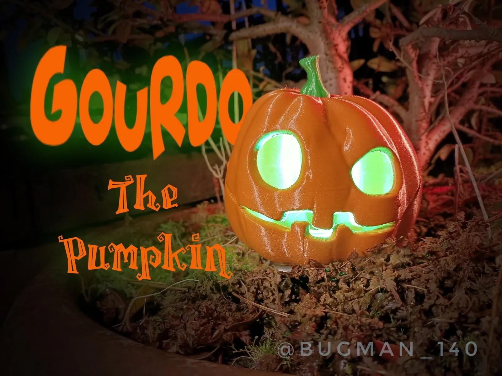 Gourdo the Pumpkin 3d model