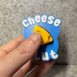 Cheese lover clicker 3d model