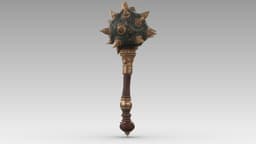 Spiked Mace 3d model