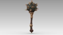 Spiked Mace 3d model