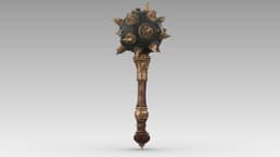 Spiked Mace 3d model