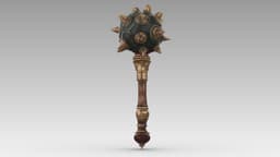 Spiked Mace 3d model